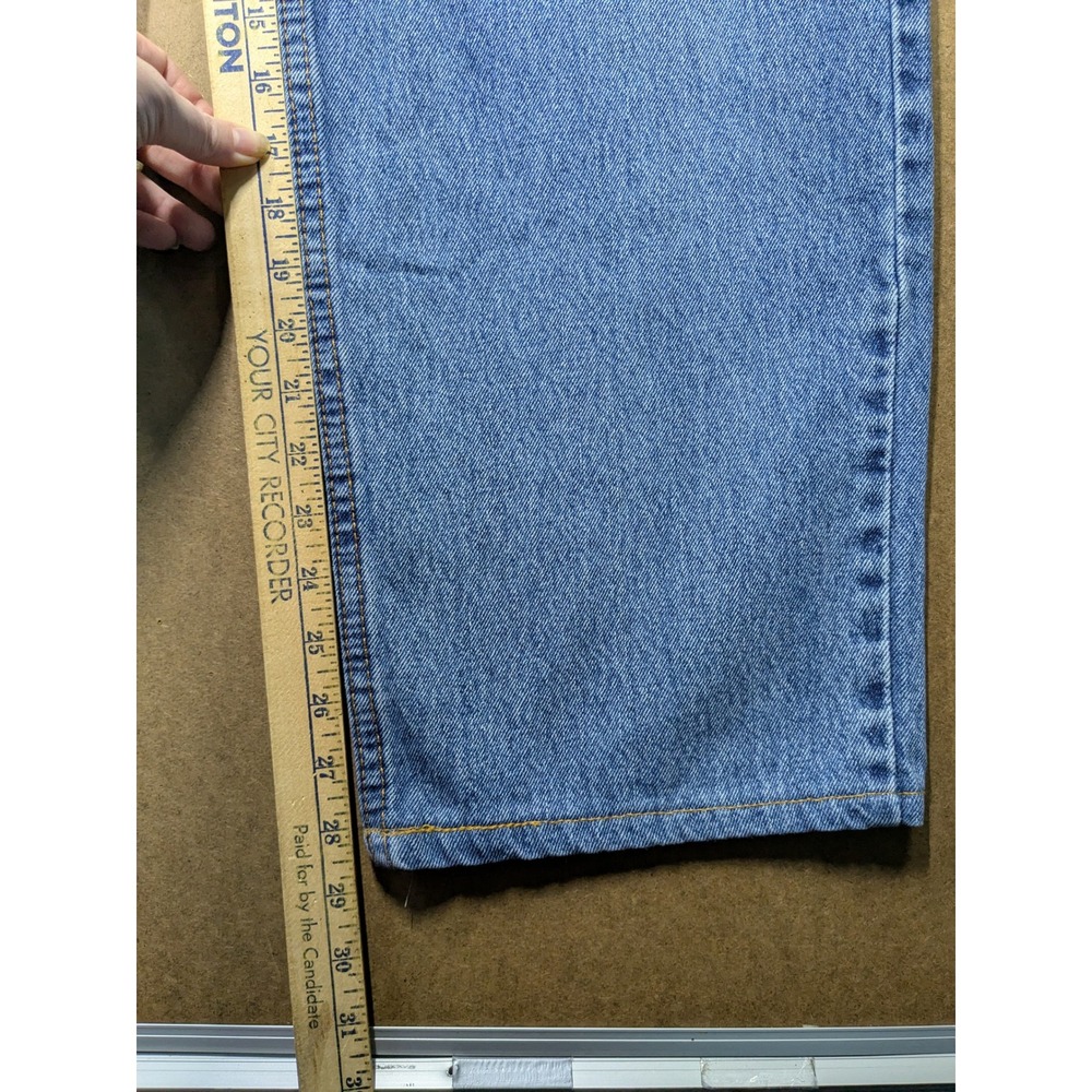 Lot of 2 Levis 550 Relaxed Fit Jeans Mens 36x30 Blue Denim Modified Hem - Picture 7 of 16